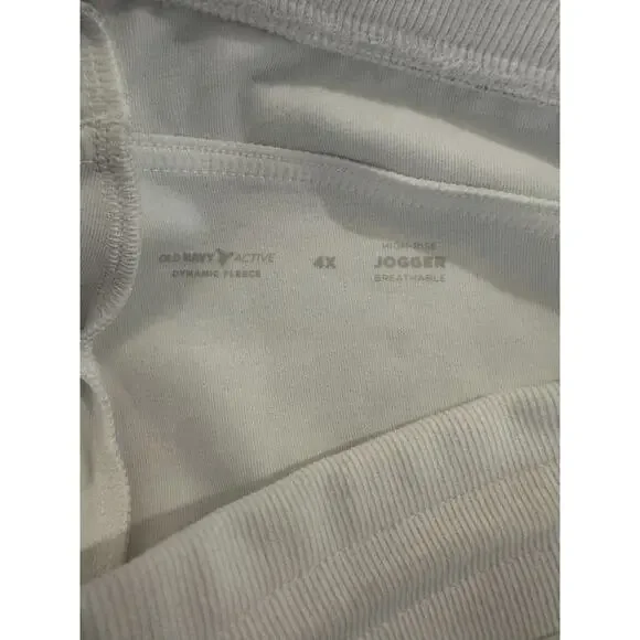 NWT Old Navy High Waisted Dynamic Fleece Jogger Sweatpants Plus Size 4X Oversize - Picture 7 of 15